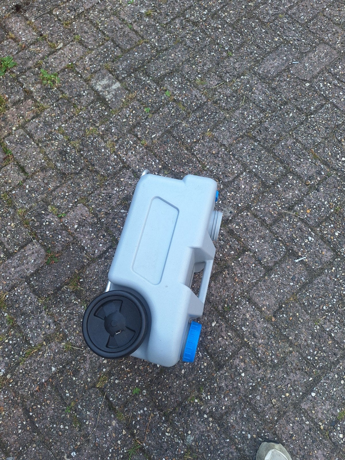 Nieuwe vuilwatertank voor camping met wielen en hendel, Caravans en Kamperen, Ophalen, Nieuw