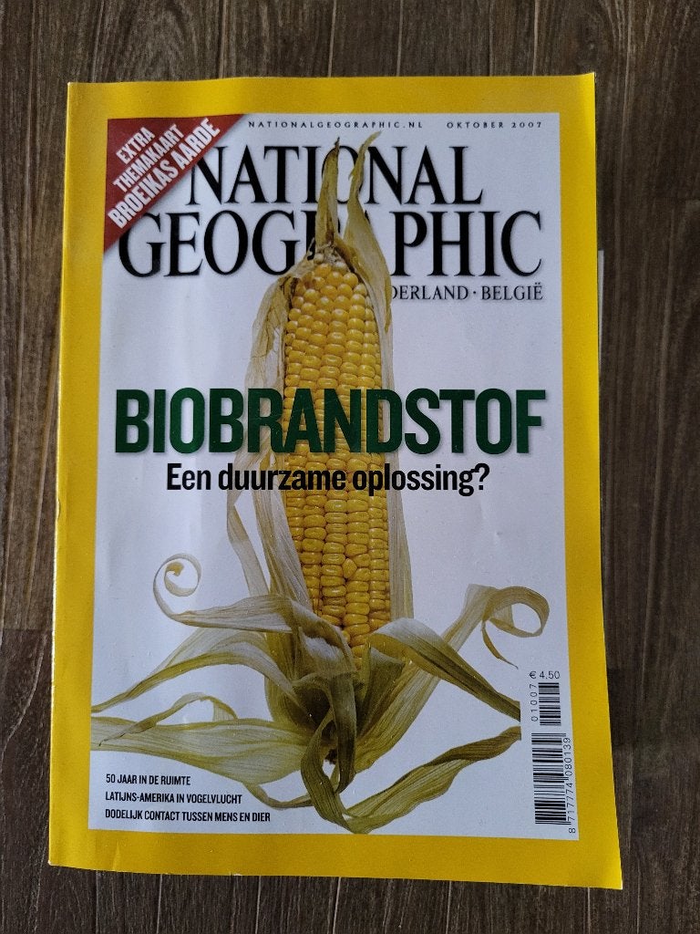 National Geographic jaargang jan/okt 2007, Boeken, Ophalen of Verzenden, Zo goed als nieuw, Wetenschap en Natuur