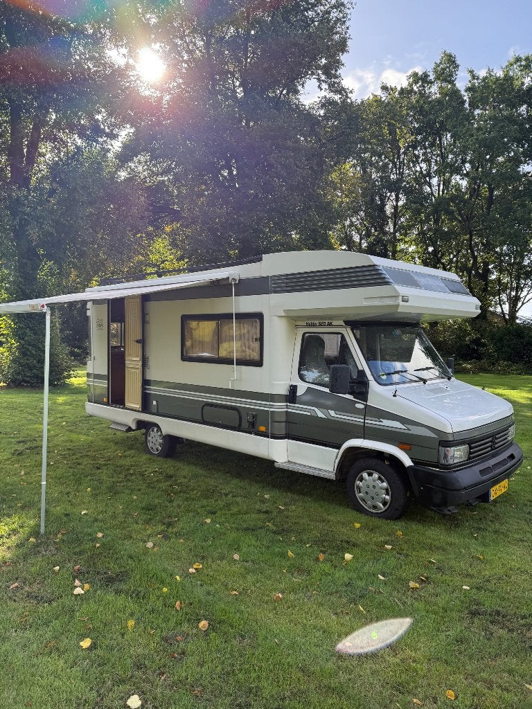 Peugeot 2.5 diesel hobby ak 620,alkoof,nieuwe apk, bwj 1992, Chemisch toilet, Alkoof, Ringverwarming, Reservewiel