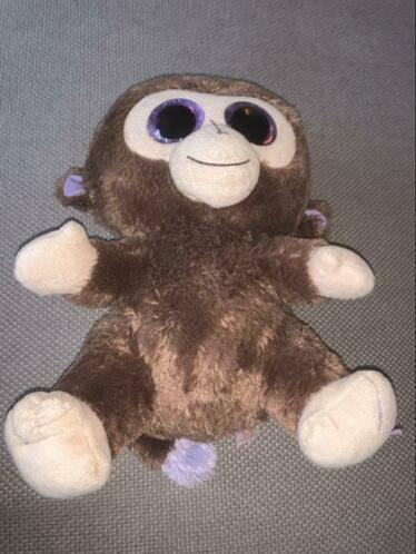 Ty beanie boo aap middelmaat, Gebruikt, Verzenden, Bruin, Aap