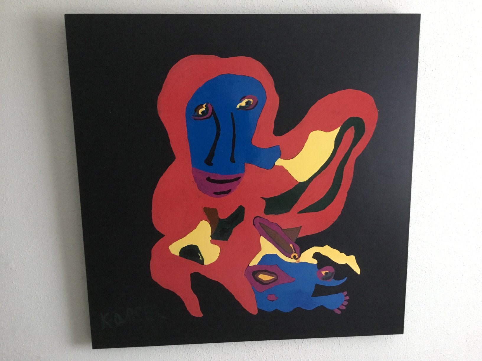 Schilderij op paneel naar Appel, Ophalen