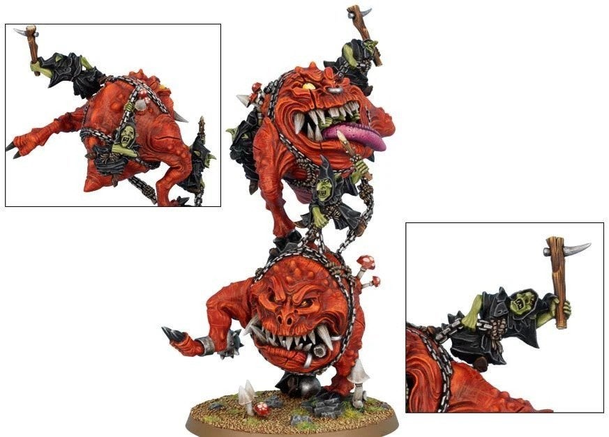 Warhammer Night Goblin mangler  squigs (resin), Ophalen of Verzenden, Nieuw, Warhammer, Figuurtje(s)