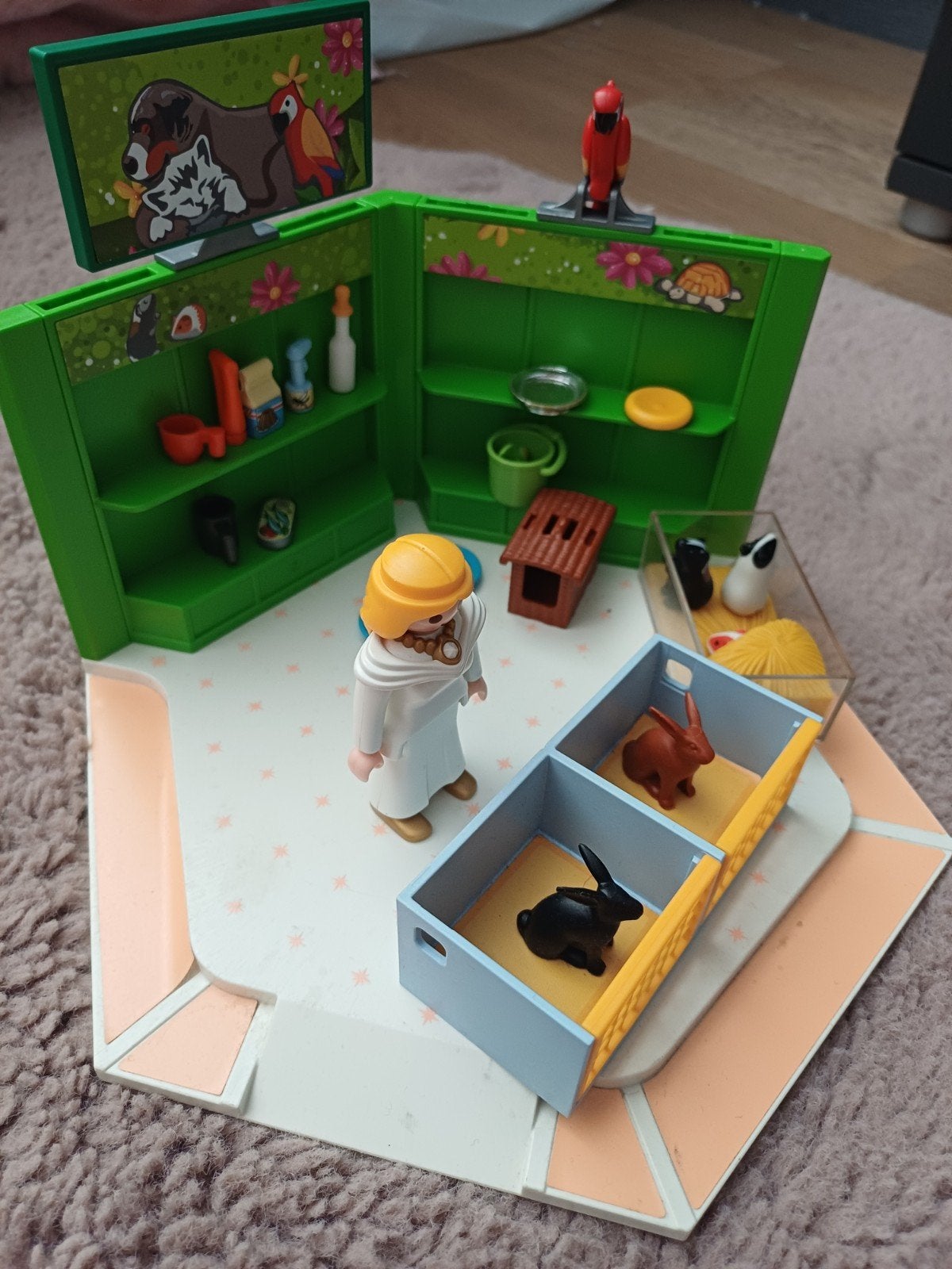 Playmobil Dierenwinkel (onderdeel van de Winkelgalerij 9078, Kinderen en Baby's, Speelgoed | Playmobil, Ophalen