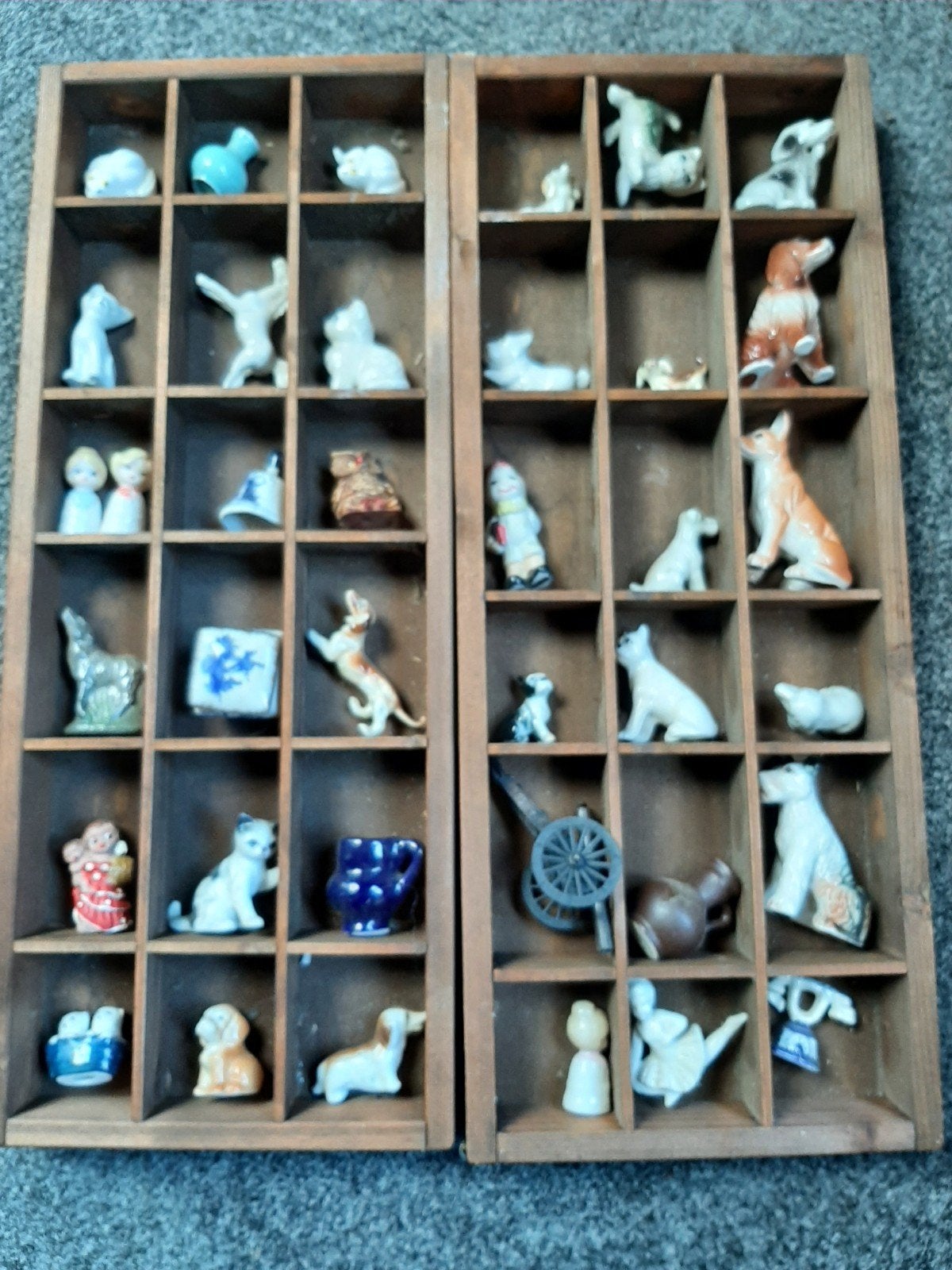 Te koop dubbele letterbak, Ophalen