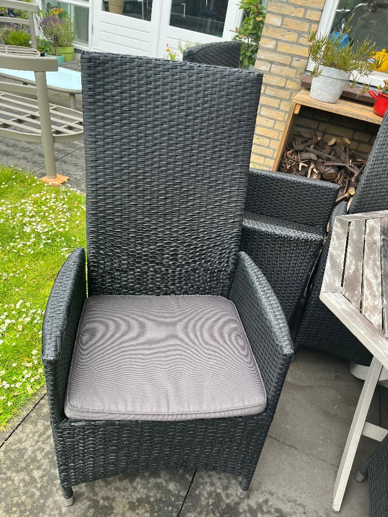 Tuinstoelen, Ophalen, Gebruikt, Kunststof, Verstelbaar
