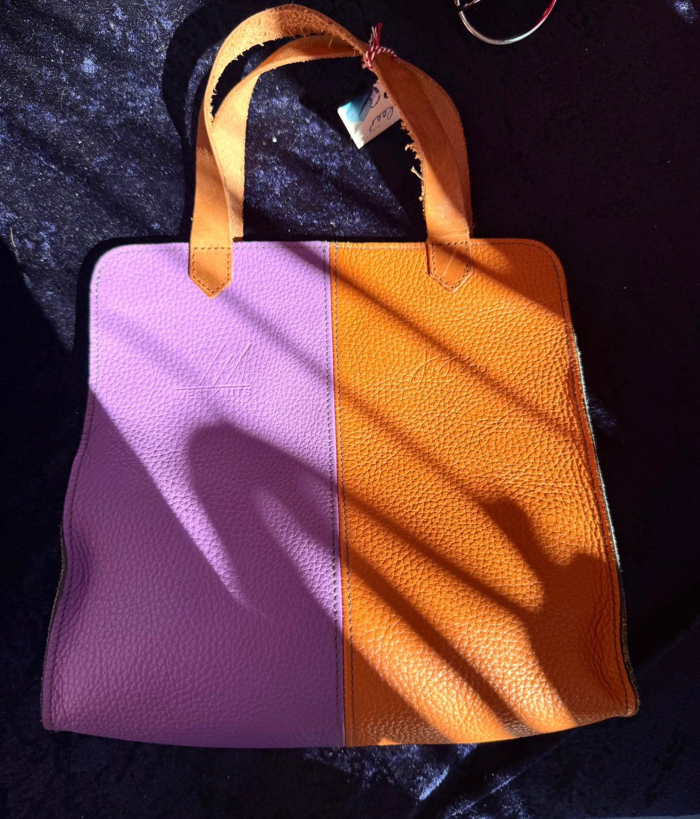Joji & Co x Westknits Leren Woltas / Project Bag, Ophalen of Verzenden, Zo goed als nieuw, Overige kleuren, Overige typen