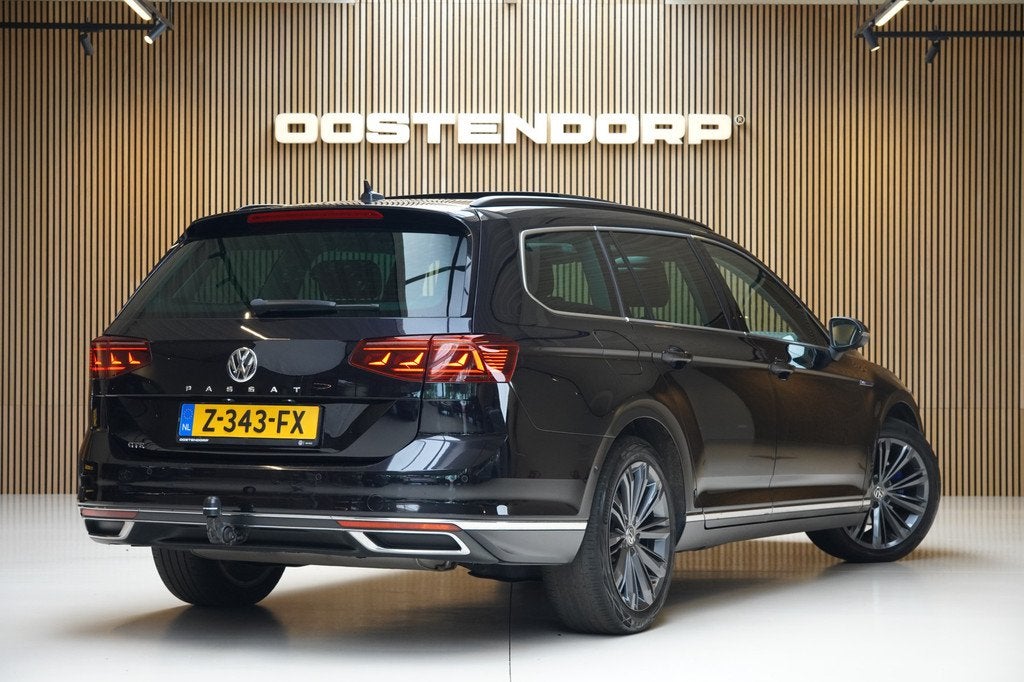 Volkswagen Passat Variant 1.4TSI/218pk PHEV GTE|2020|Leder|P, Gebruikt, 4 cilinders, Automatische klimaatregeling, Zwart