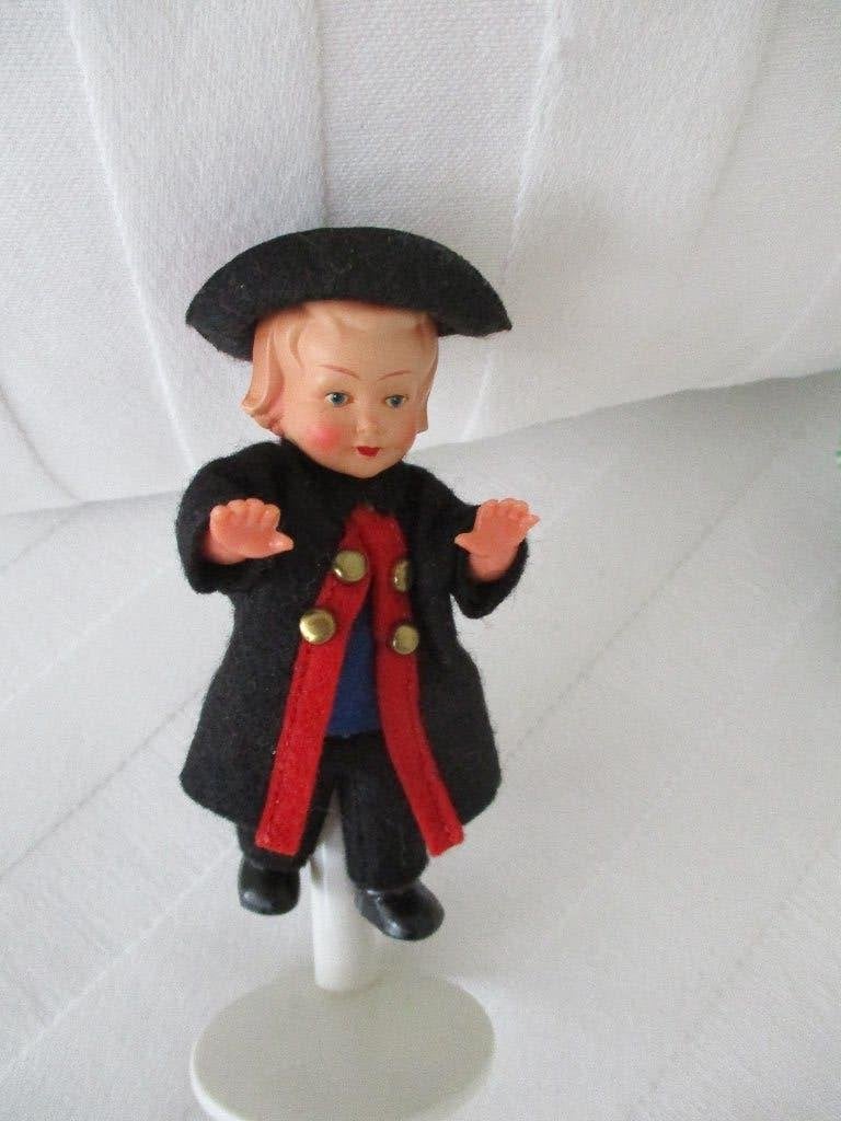 oude poppenhuis popjes enz, Verzenden, Gebruikt, Overige typen