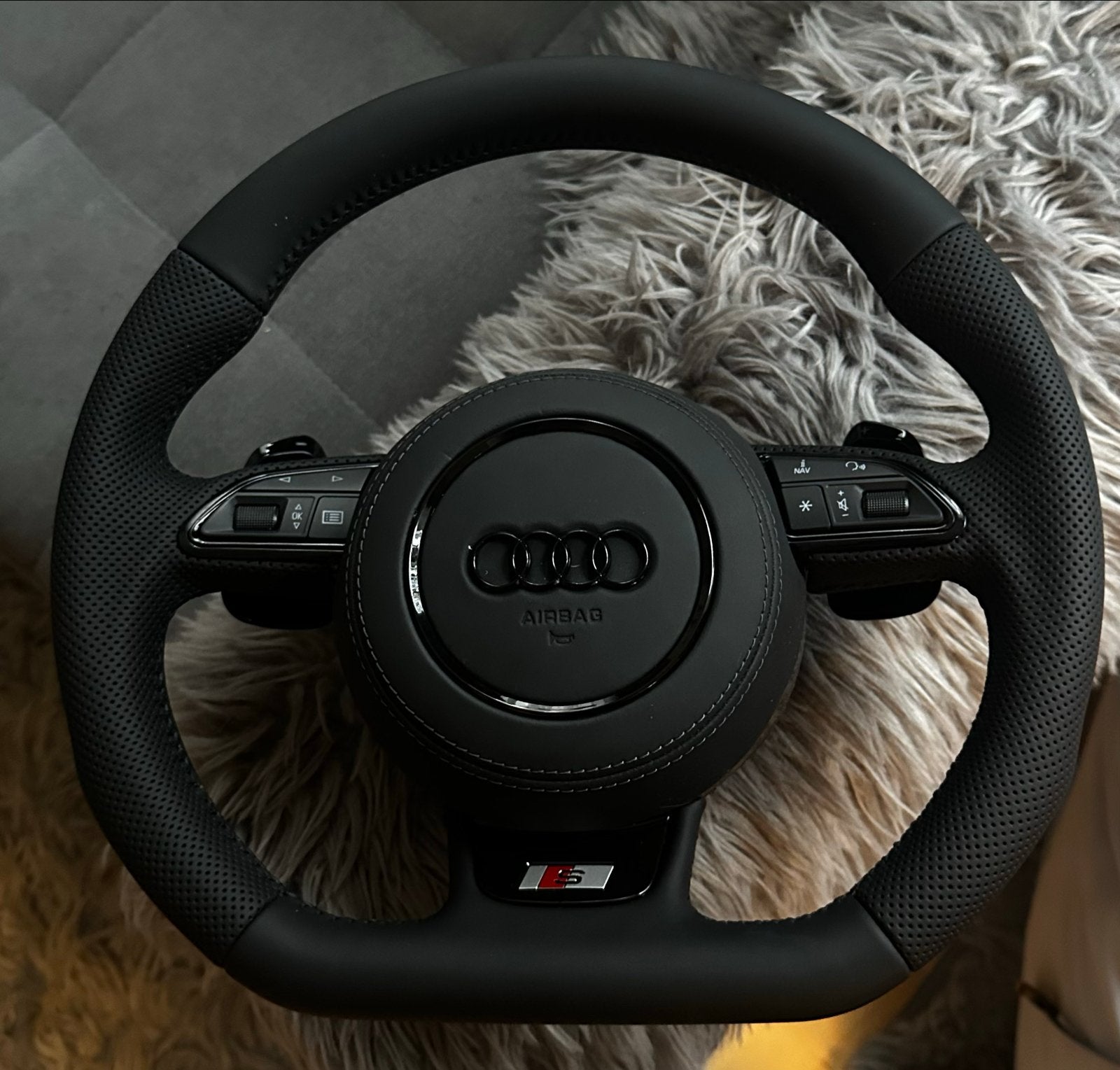 Audi stuurwiel voor A1 A2 A4 A5 A6 A7 A8 S1 Q7 plug and play, Auto-onderdelen, Interieur en Bekleding, Ophalen of Verzenden