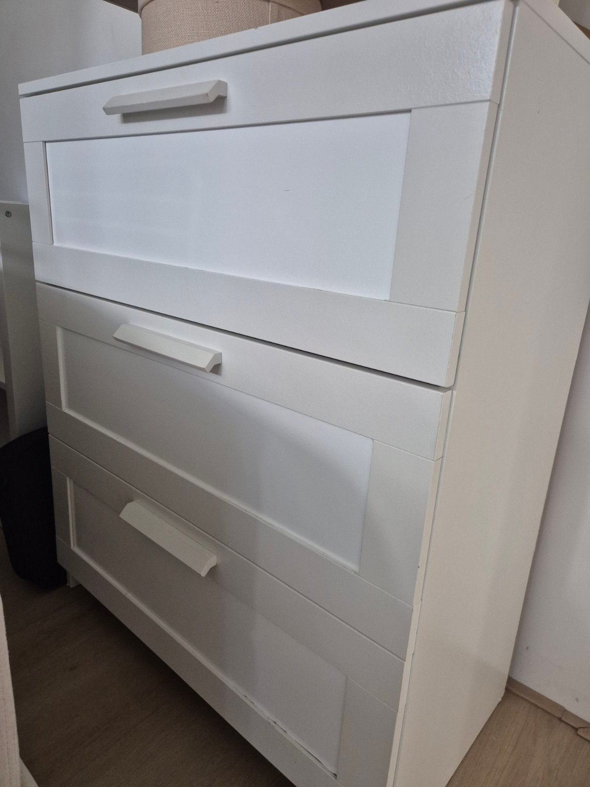 IKEA BRIMNES ladekast met 3 lades - Gebruikt, Huis en Inrichting, Kasten | Ladekasten, Ophalen, Gebruikt, 50 tot 100 cm, 3 of 4 laden