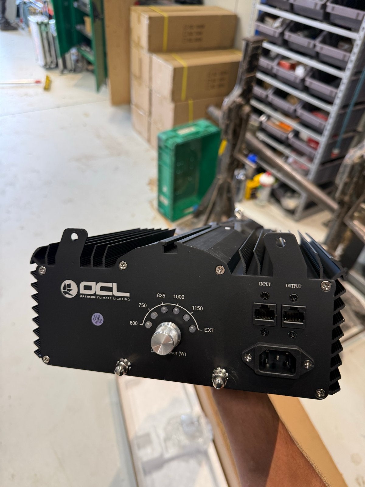 OCL Optimum Climate Lighting 1000W DE HPS armatuur, Metaal, Overige merken, Zwart, Industrieel