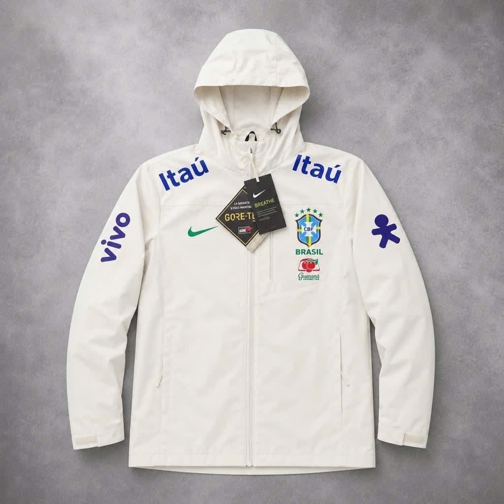 Nike Brazilië Windbreaker - Nieuw met labels, Ophalen of Verzenden, Nieuw, Maat 46 (S) of kleiner, Blauw