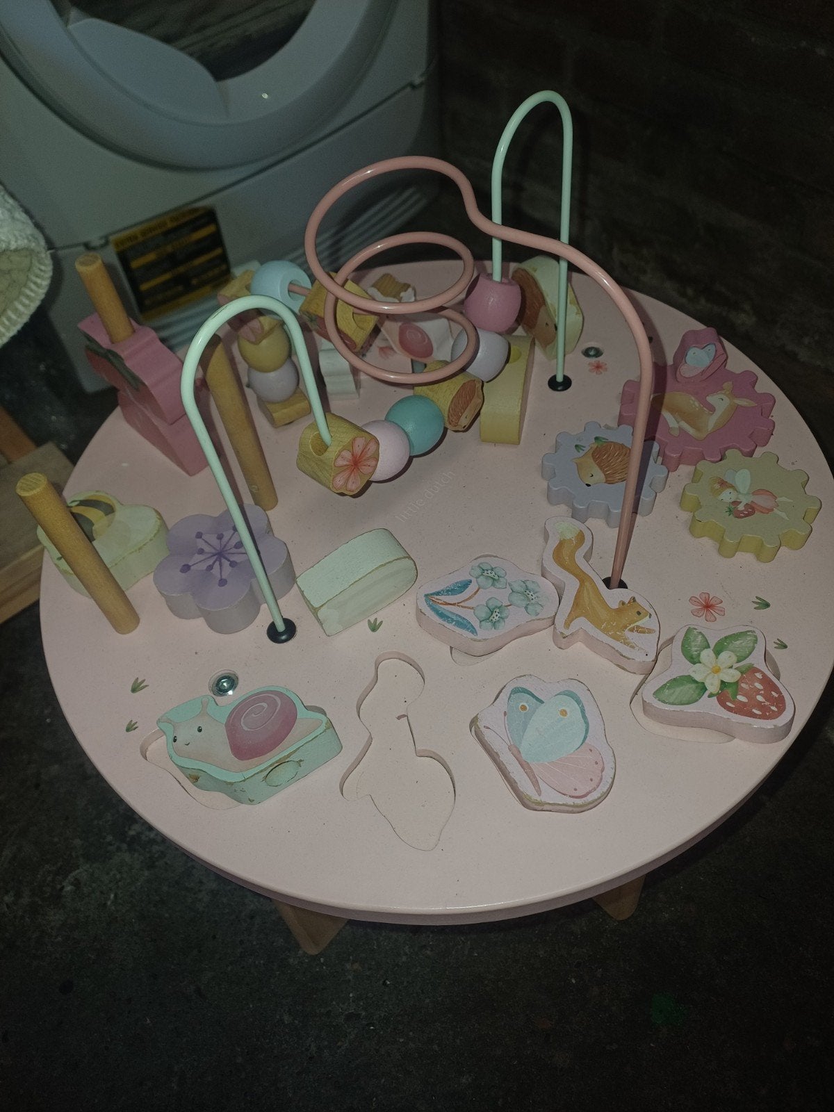 Little Dutch Houten Loopwagen en Activiteitentafel, Ophalen, Gebruikt, Overige typen