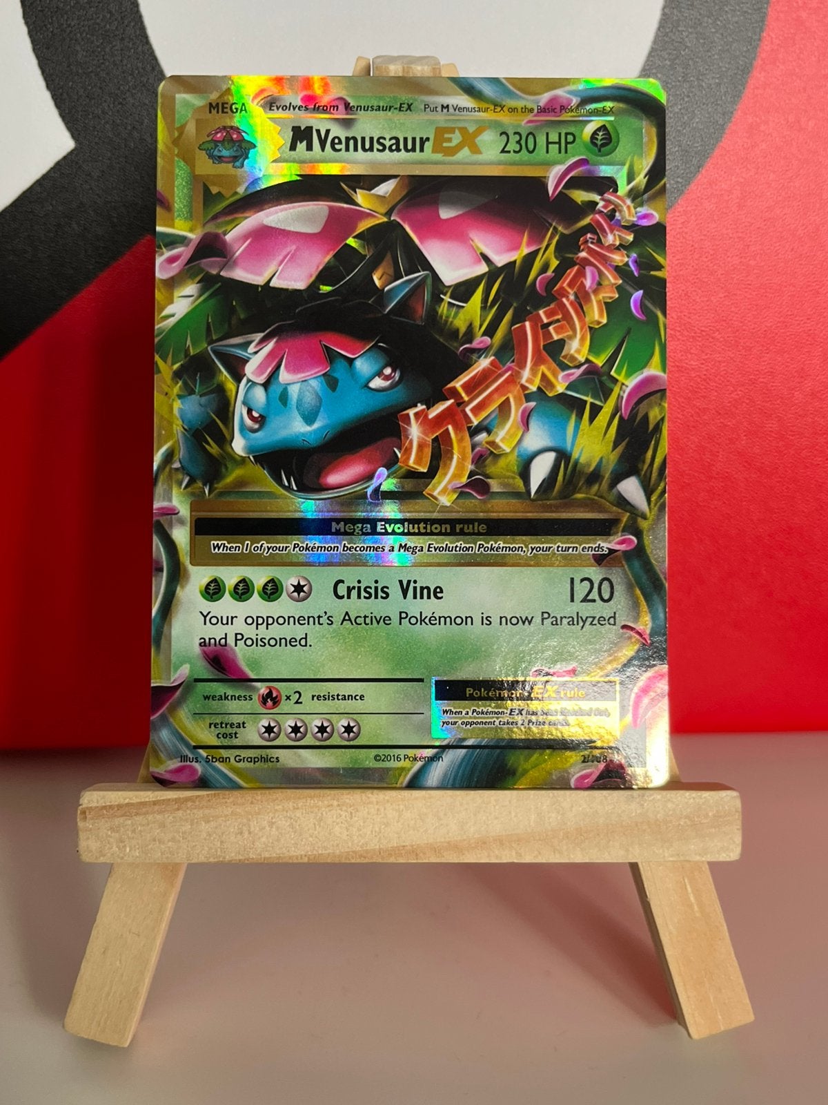 M Venusaur EX (EVO2) - Pokémon Evolutions, Ophalen of Verzenden, Zo goed als nieuw