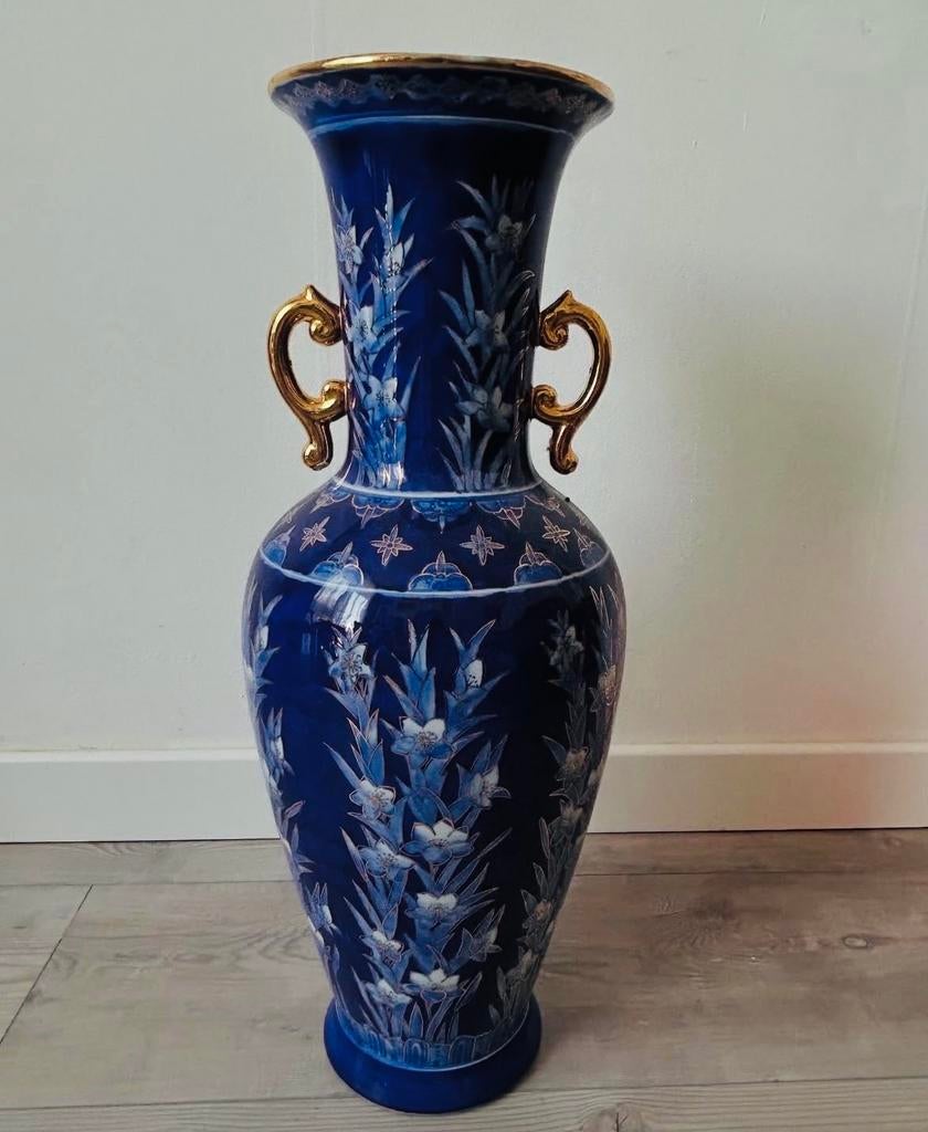 Grote Chinese porseleinen vaas - 60 cm hoog, Antiek en Kunst, Ophalen of Verzenden