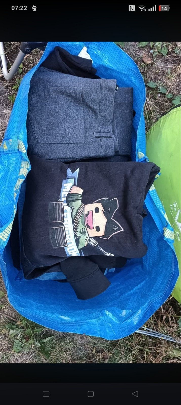 IKEA tas vol kleding: broeken jaren '90/'00 (S/M, lowwaist), Ophalen of Verzenden, Gedragen, Maat 36 (S)