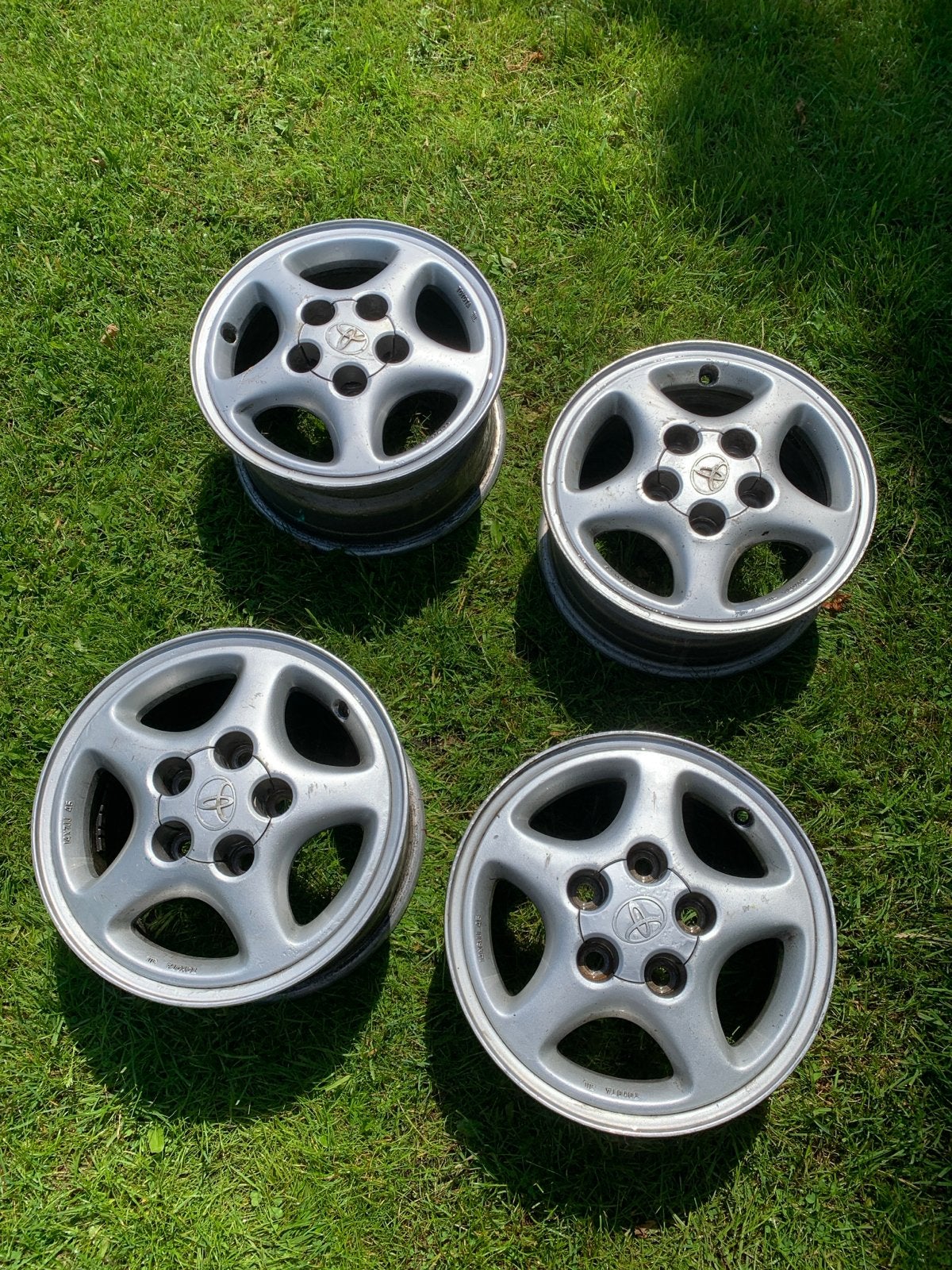 Originele Toyota MR2 SW20 velgenset en winterbanden, Ophalen, Gebruikt
