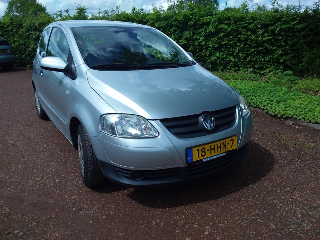 Volkswagen Fox 1.2 40KW 2009 Grijs,Airco,weinig kilometers, Voorwielaandrijving, Airbags, 969 kg, 4 stoelen