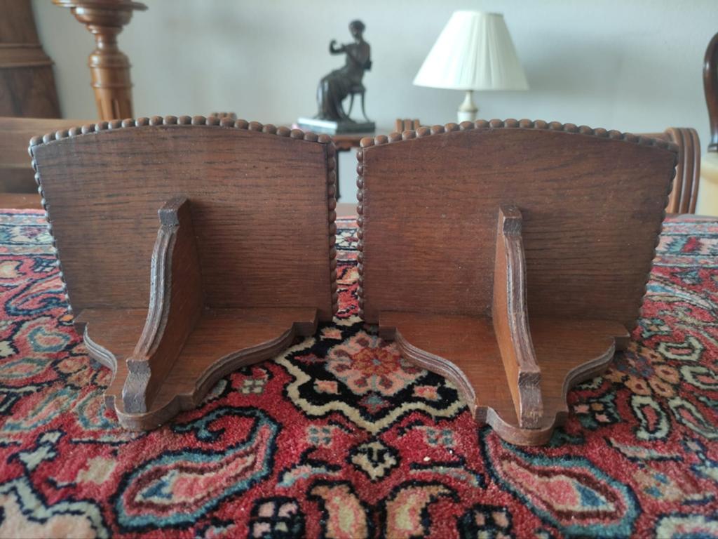 2 st Oude vintage houten wand console, Ophalen of Verzenden