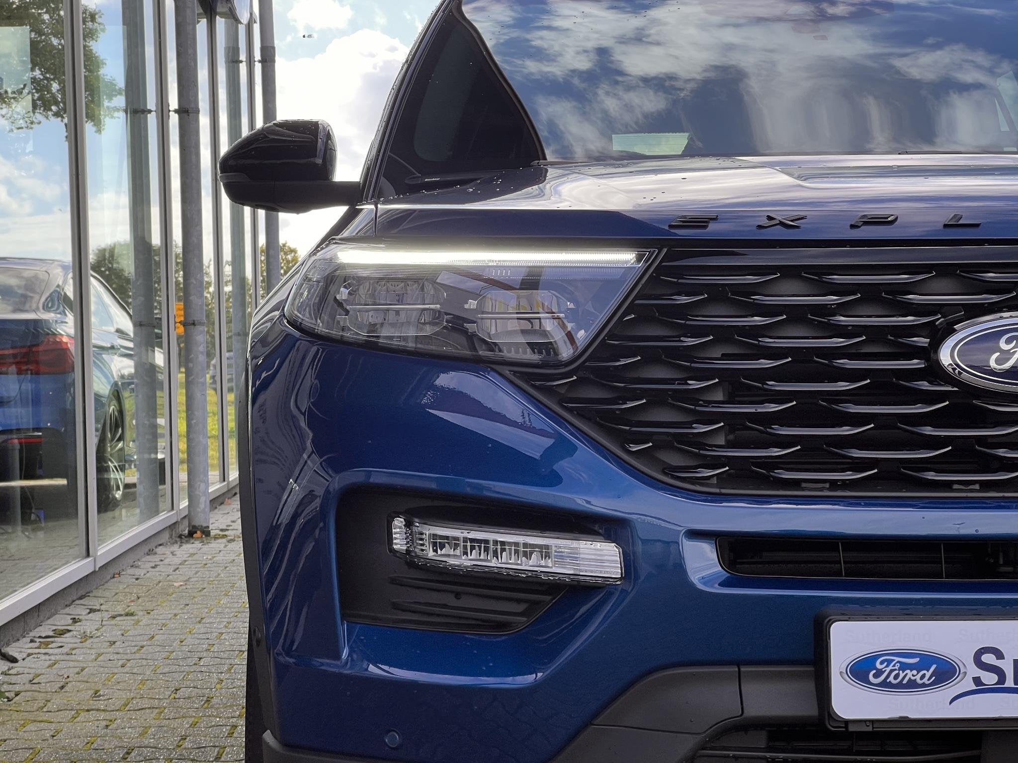 Ford Explorer 3.0 V6 EcoBoost PHEV ST-Line | Trekhaak | Pano, Automaat, 14 kWh, Blauw, Bedrijf