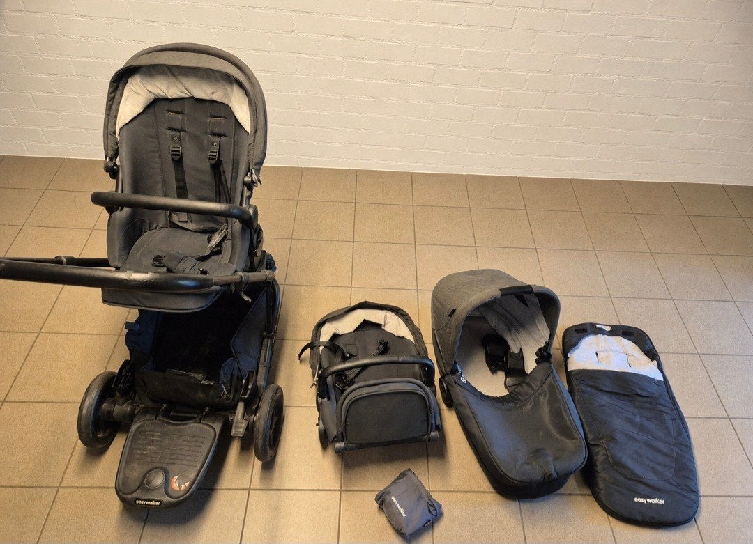 Easywalker Harvey 2 Combiwagen met Reiswieg en Voetenzak, Ophalen, Overige merken, Met reiswieg