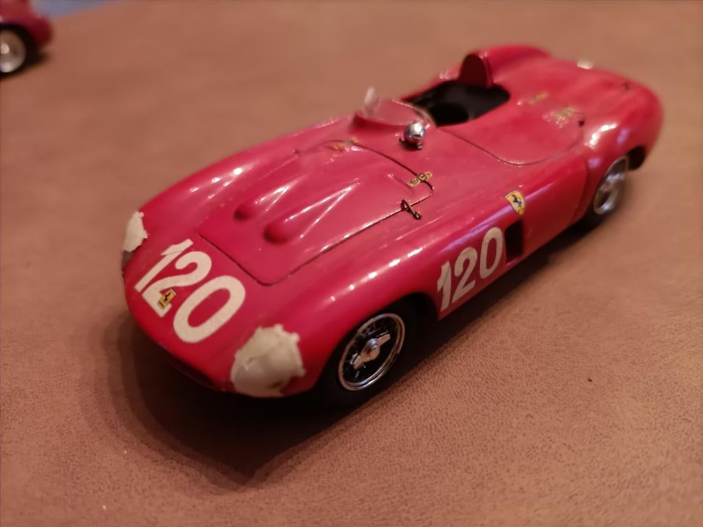 Ferrari 750 Monza Targa Florio 1955 #120 Red Red 1:43 Best B, Ophalen, Nieuw, Auto, Overige merken