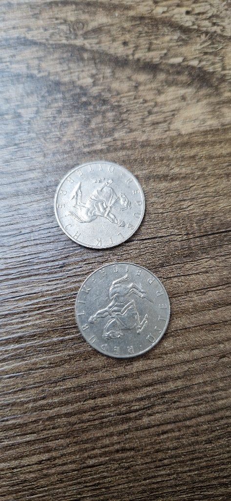 Oostenrijkse 5 Schilling en 10 Groschen munten, Ophalen of Verzenden, Oostenrijk, Setje