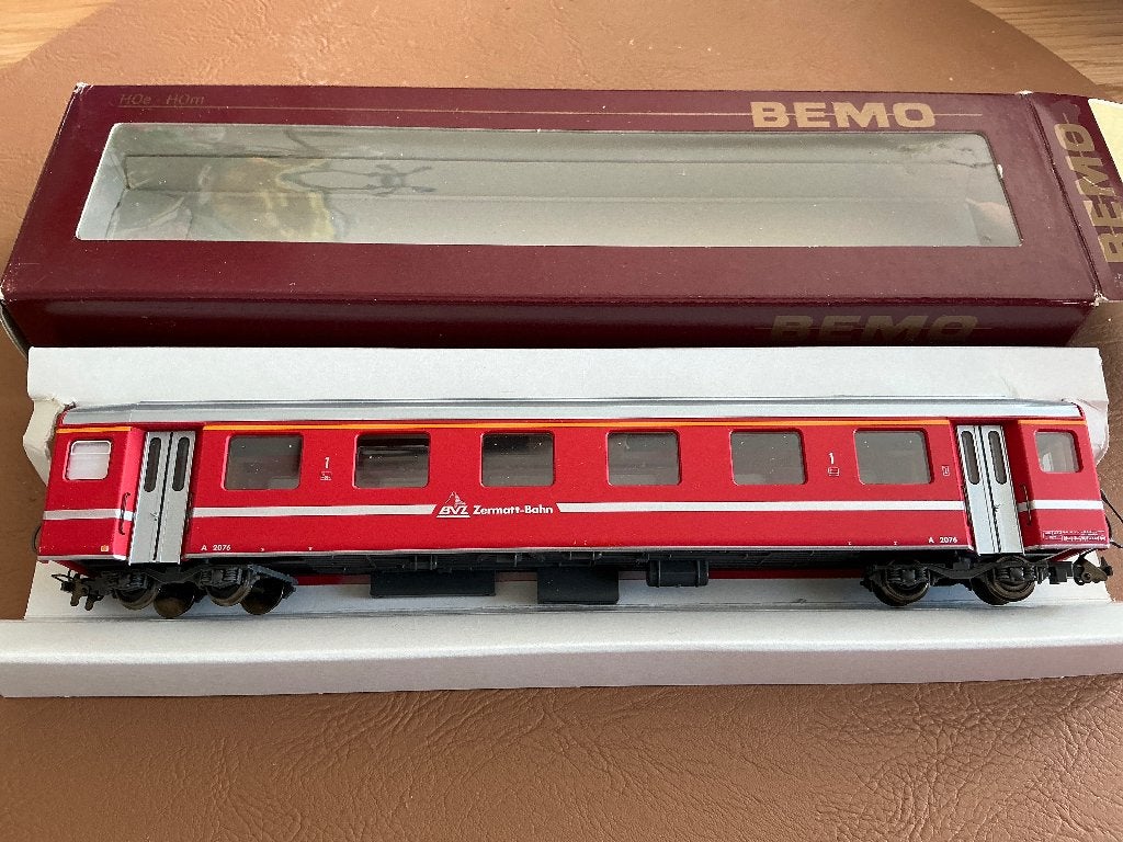 Bemo wagon Zermatt Bahn, Hobby en Vrije tijd, Overige merken, Wisselstroom, Ophalen of Verzenden, Nieuw