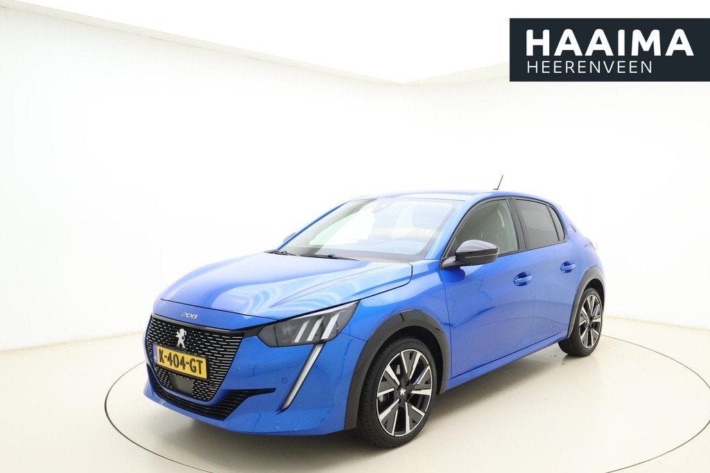 Peugeot 208 1.2 Turbo GT-Line 100 Pk | Cruise Control | Clim, Gebruikt, Euro 6, Blauw, Leder en Stof