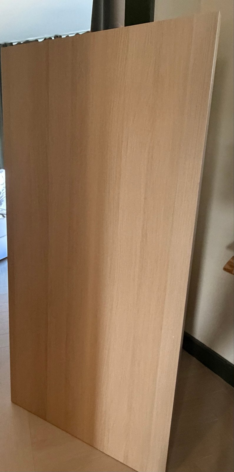 Houten bureaublad / plank (eiken look), Ophalen, 160 cm, Zo goed als nieuw, IKEA