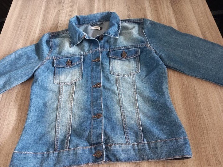 mooi spijkerjas maat L, Blauw, Maat 42/44 (L), Ophalen of Verzenden, True Spirit
