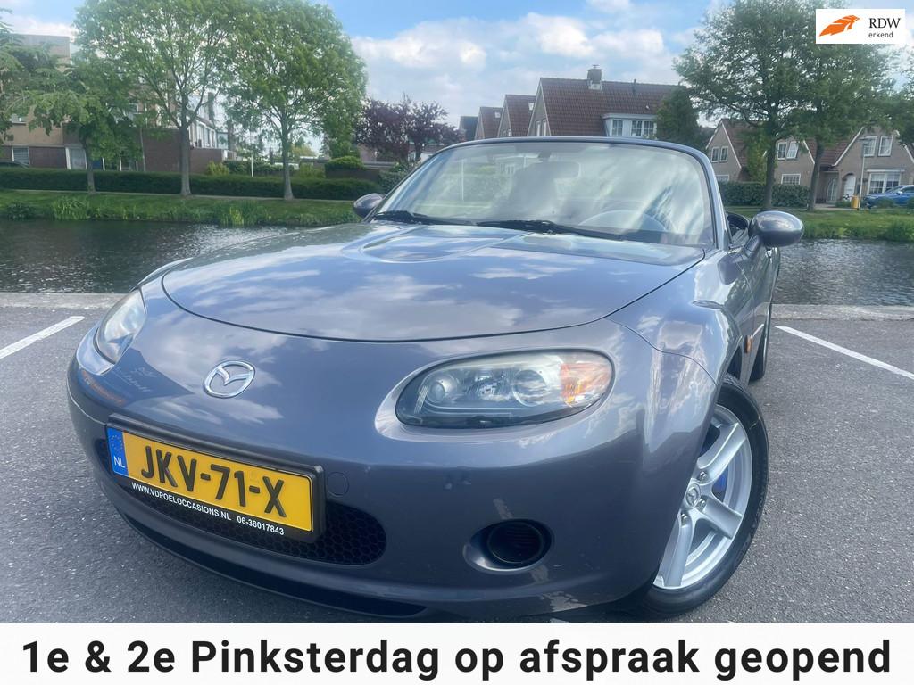 Mazda MX-5 1.8 Exclusive SPLINTERNIEUWE CABRIOKAP !, 127 pk, Gebruikt, Zwart, 4 cilinders
