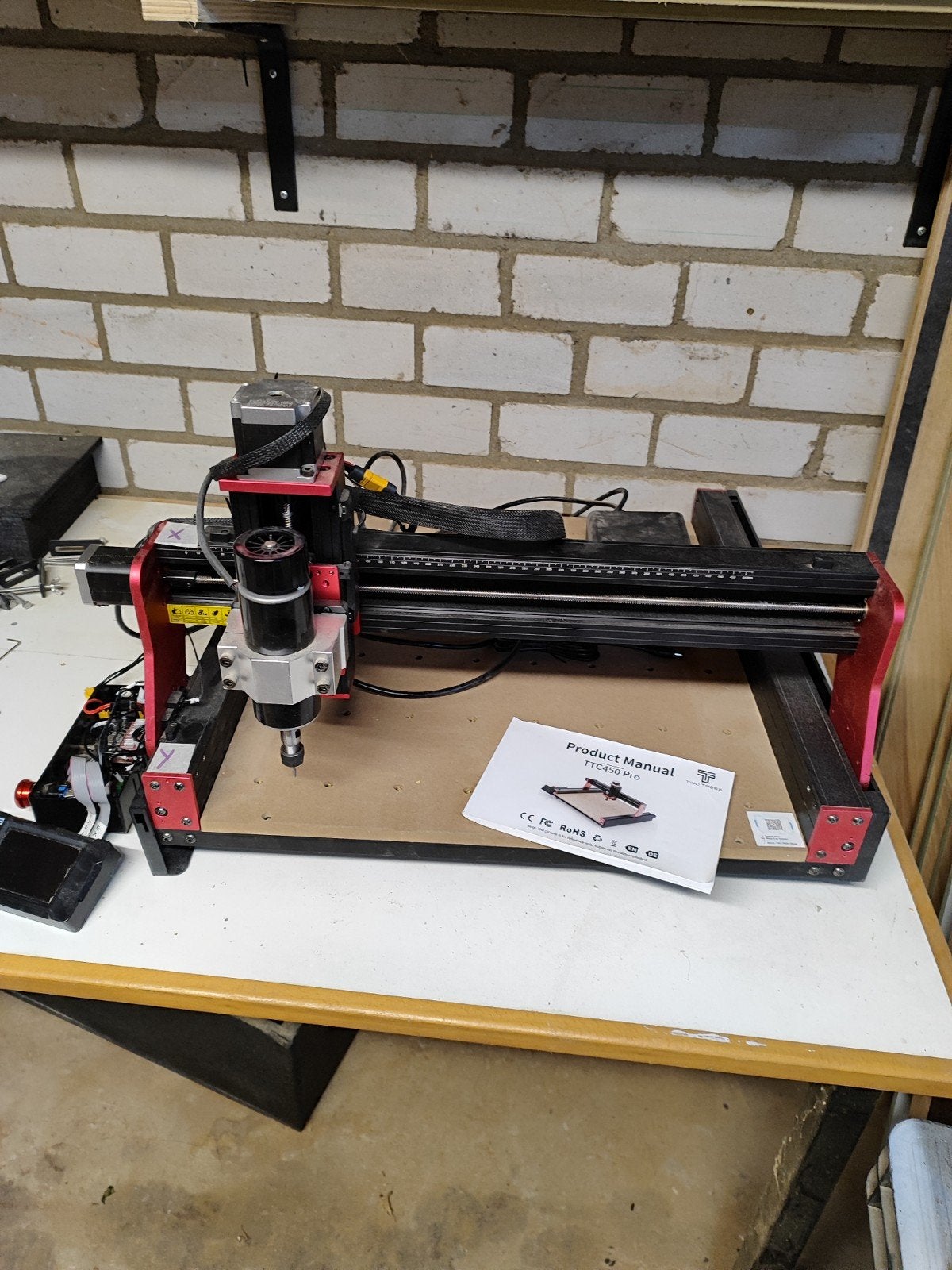 CNC TTC 450 PRO met moederbord defect en extra's, Ophalen of Verzenden