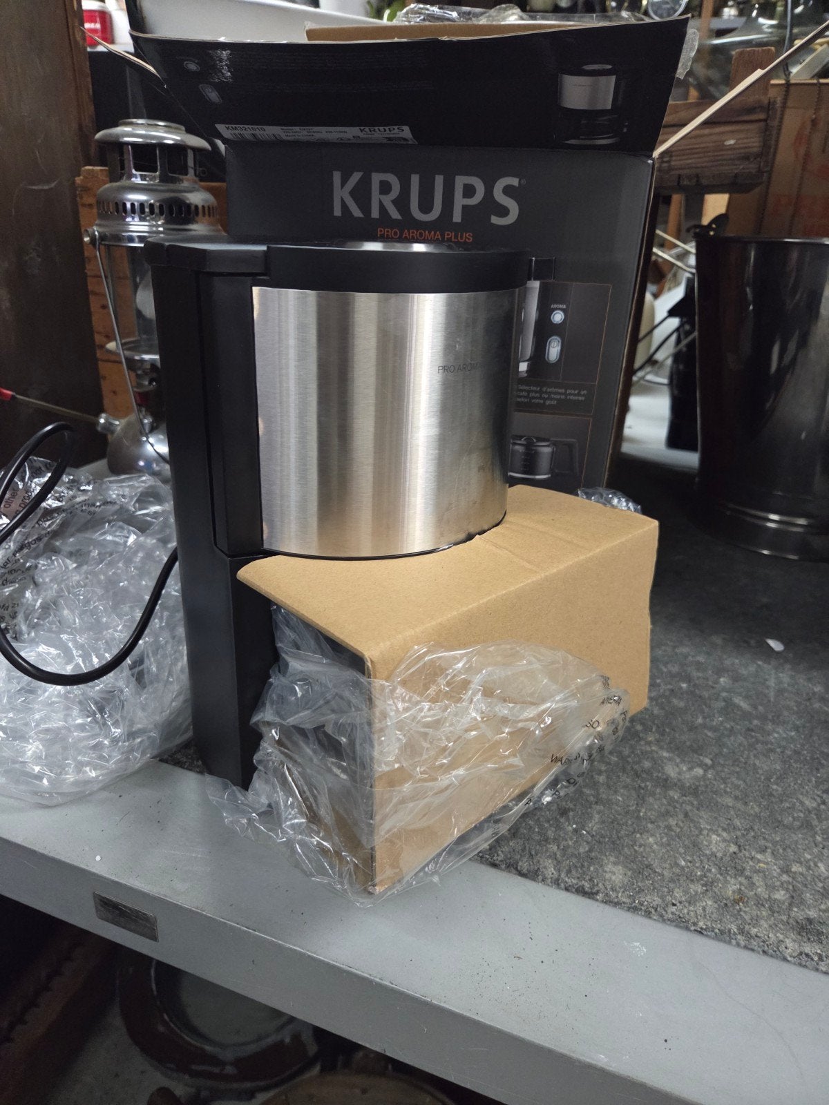 Krups Pro Aroma Plus Koffiezetapparaat KM3210, 10 kopjes of meer, Koffiemachine, Gemalen koffie, Ophalen of Verzenden