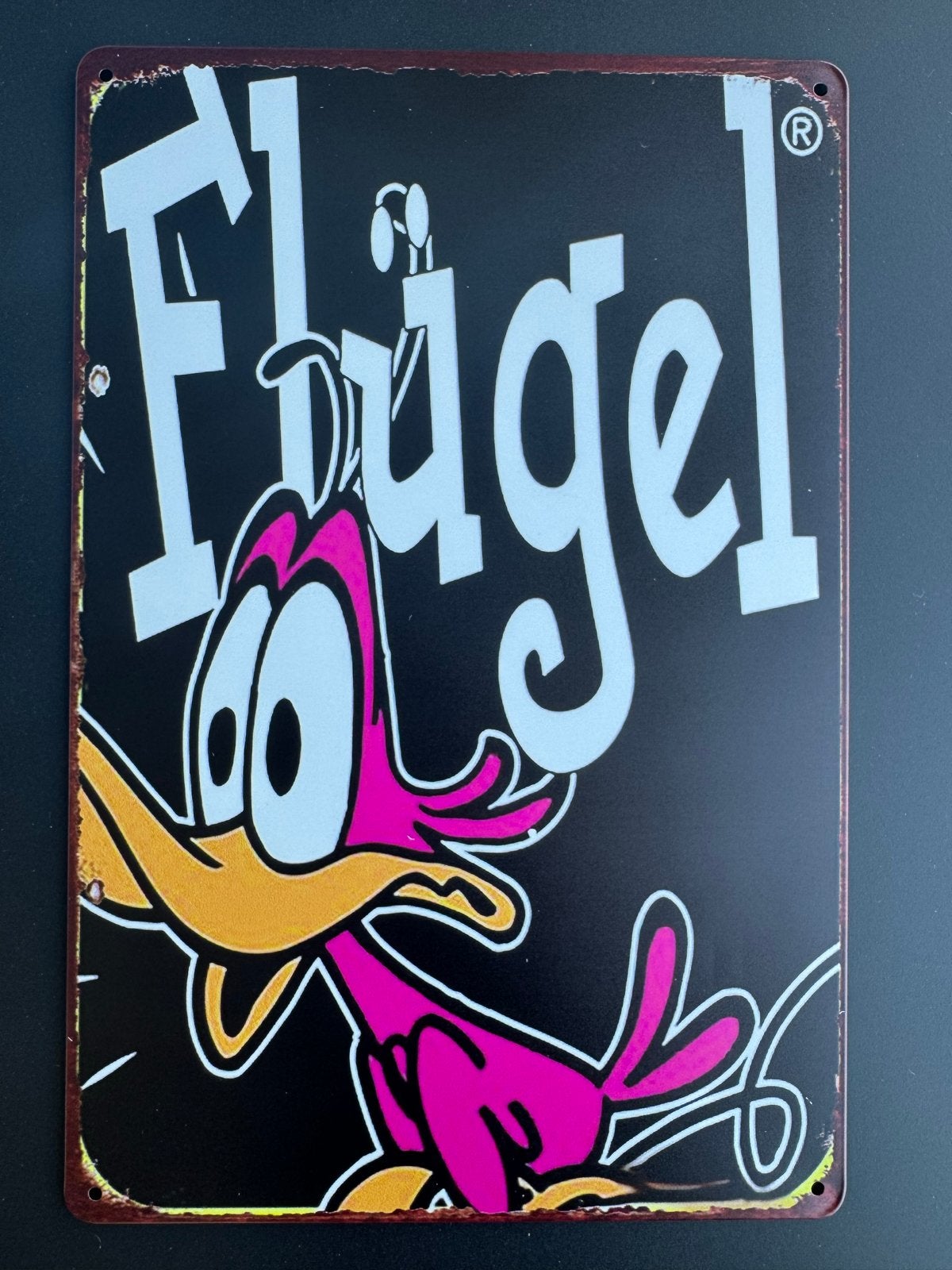 Nieuw Mancave Bordje - Flügel Design, Verzamelen, Merken en Reclamevoorwerpen, Ophalen of Verzenden, Nieuw