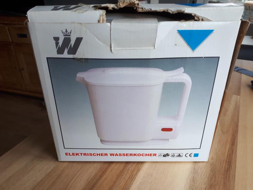 Elektrische waterkoker 1.0 liter, 1 tot 2 liter, Ophalen of Verzenden, Zo goed als nieuw