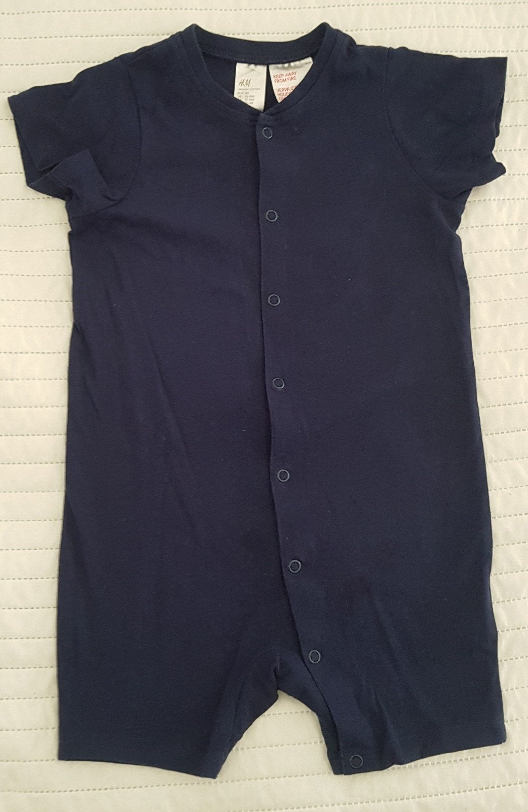 Pakje donker blauw maat 86 baby kleding babykleding, Verzenden, H&M, Zo goed als nieuw, Pakje