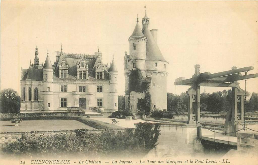 381-347-039 Chenonceaux Le Chateau, Verzenden, Voor 1920, Frankrijk