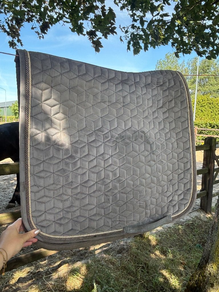 Kentucky dekje grijs velvet ZGAN FULL DR, Dieren en Toebehoren, Paarden en Pony's | Dekens en Dekjes, Ophalen of Verzenden, Zo goed als nieuw