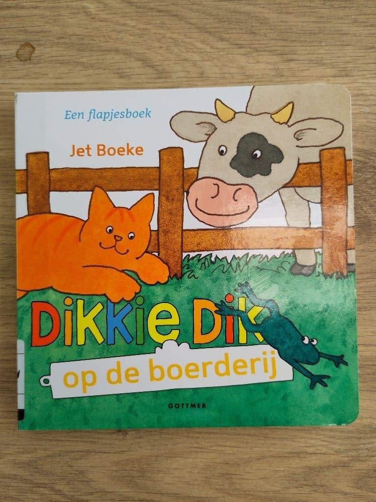 Dikkie Dik op de boerderij - Een flapjesboek, Boeken, Ophalen of Verzenden, Gelezen, Jet Boeke