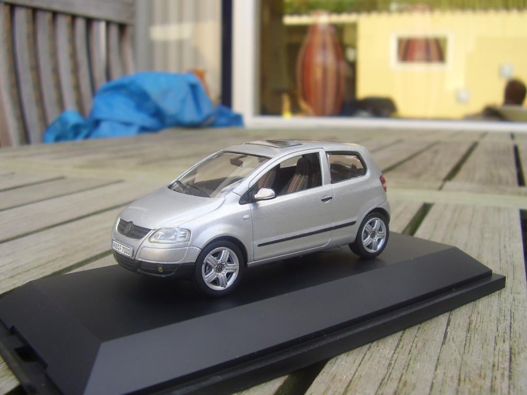 Schaalmodel Volkswagen Fox, zilver., Ophalen of Verzenden, Nieuw, Auto