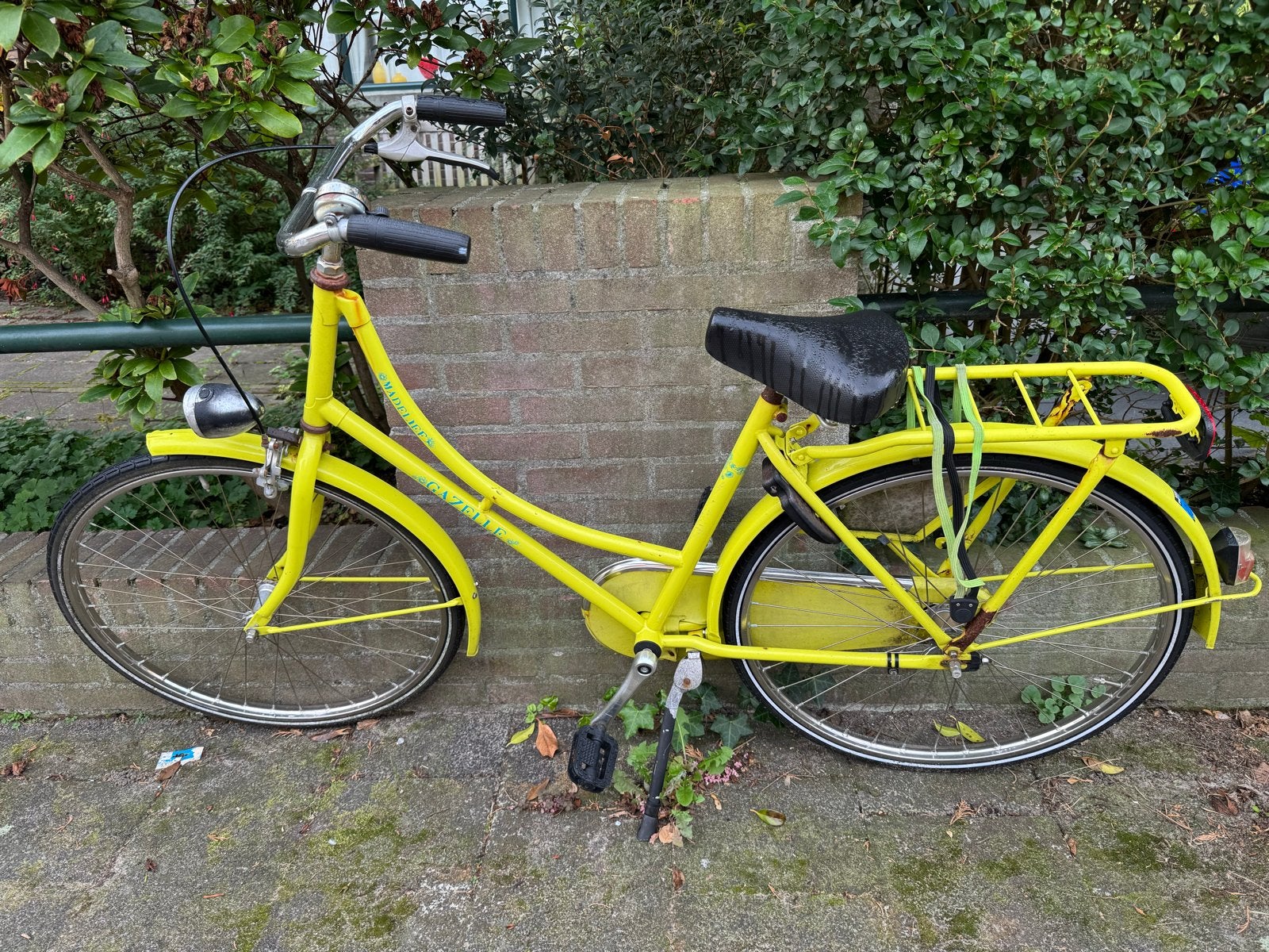 Gazelle Madelief damesfiets (tiener) - Geel, Ophalen, 47 tot 50 cm, Gazelle, Trommelrem