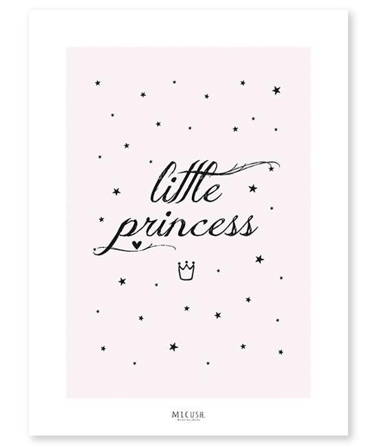 Kinderposter Poster Kleine Prinses Tekst Lilipinso, Nieuw, Ophalen of Verzenden, Lilipinso, 270 chemin des oliviers - F-34400 LUNEL