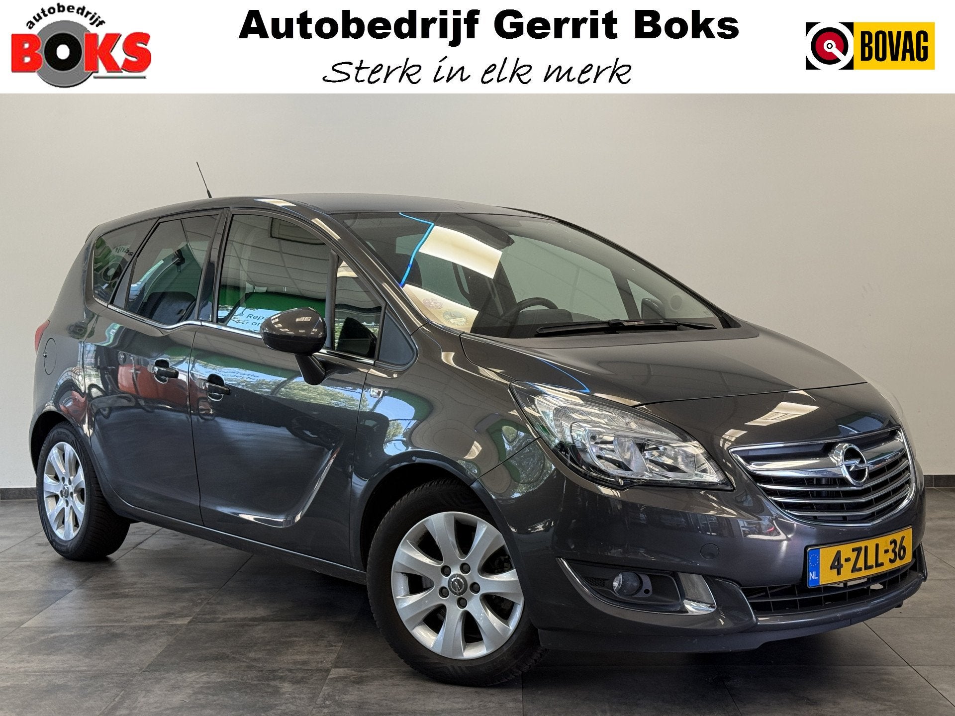 Opel Meriva 1.4 Turbo Cosmo Cruise/Climate Automaat Trekhaak, Auto's, Gebruikt, 4 cilinders, Leder en Stof, 1364 cc