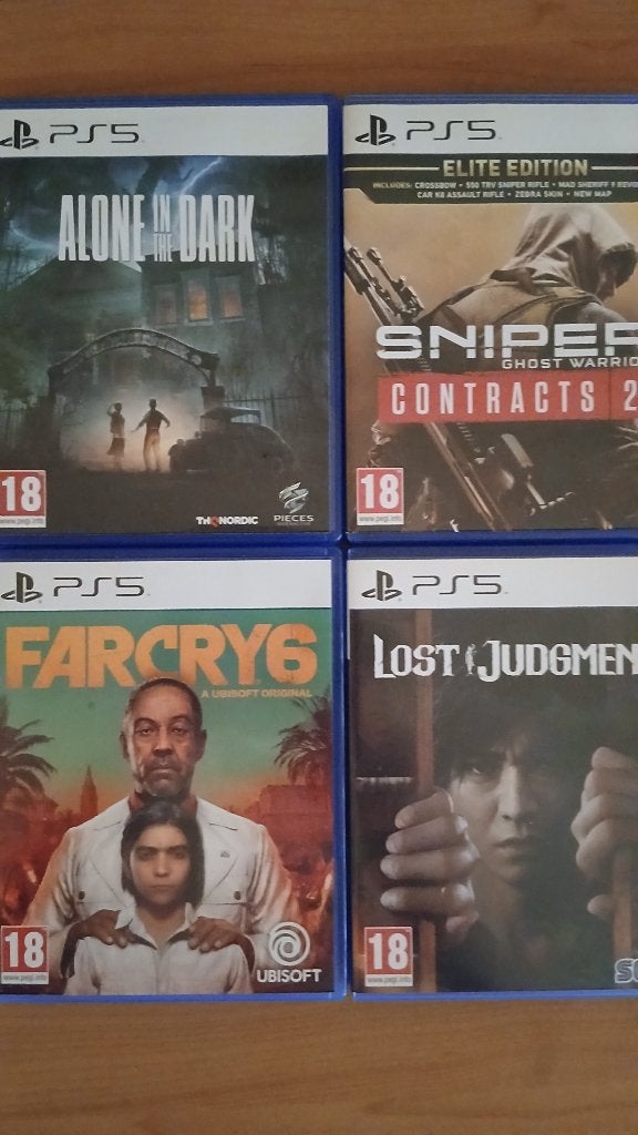 5 PS5 Games te koop, 1 speler, Eén computer, Zo goed als nieuw, Vanaf 12 jaar