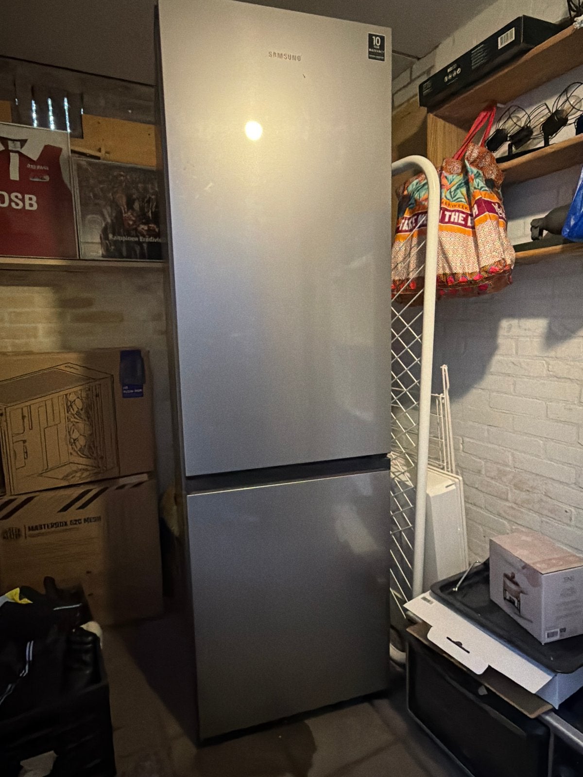 Samsung RB36T600DSA/EF Koel-vriescombinatie No Frost, Witgoed en Apparatuur, Ophalen, Gebruikt, 200 liter of meer, Met aparte vriezer
