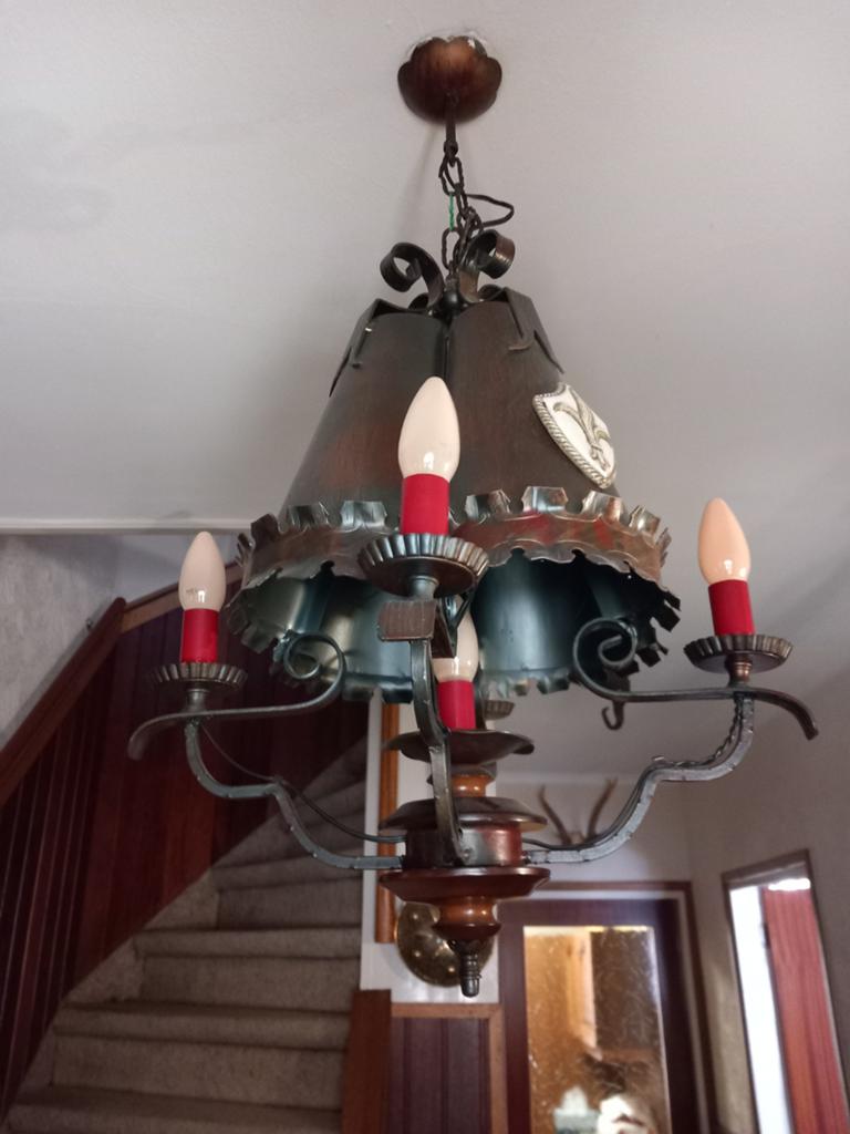 Hanglamp., Ophalen