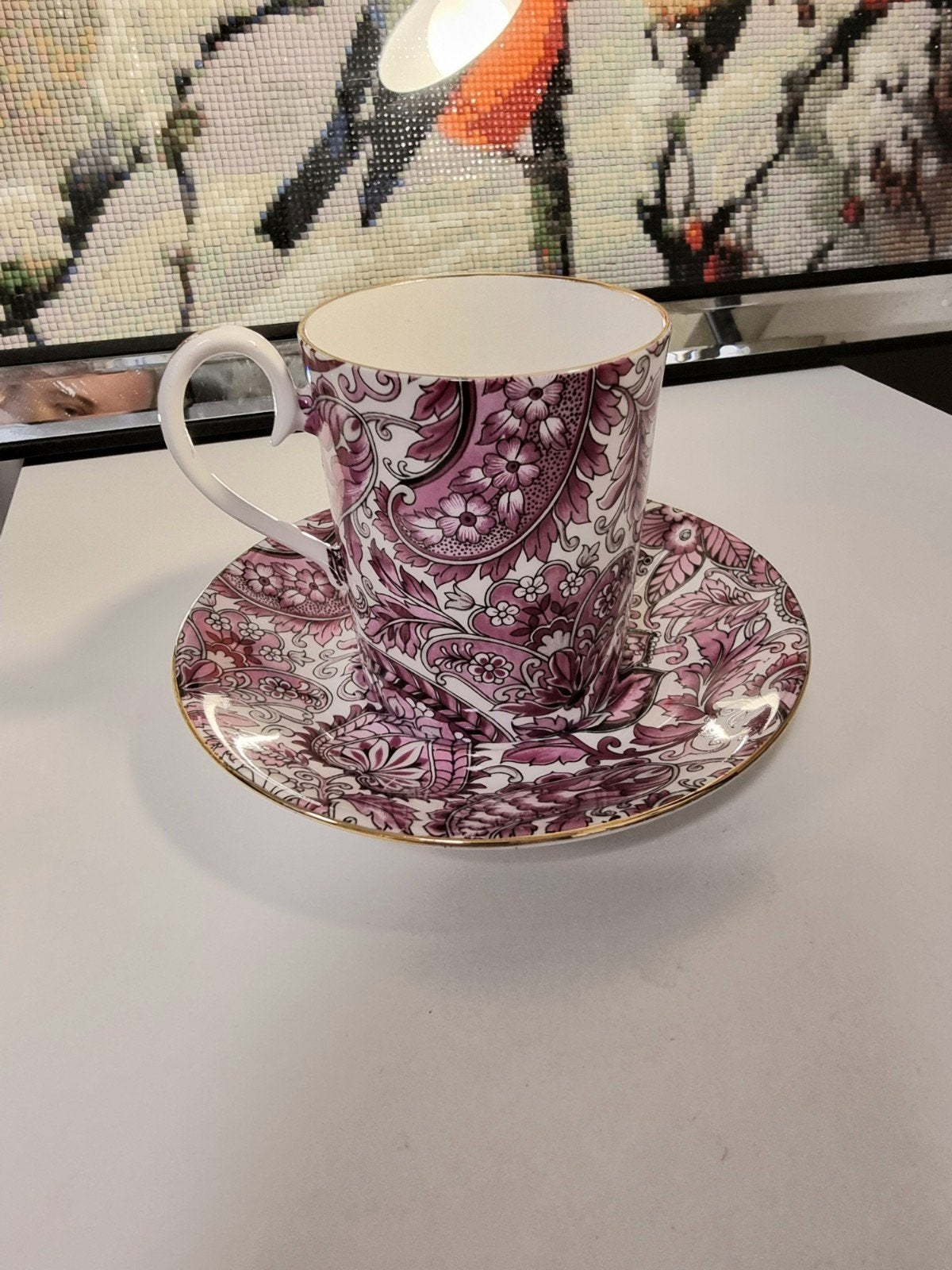 Royal Albert Bone China England Arabesque kop en schotel, Ophalen of Verzenden