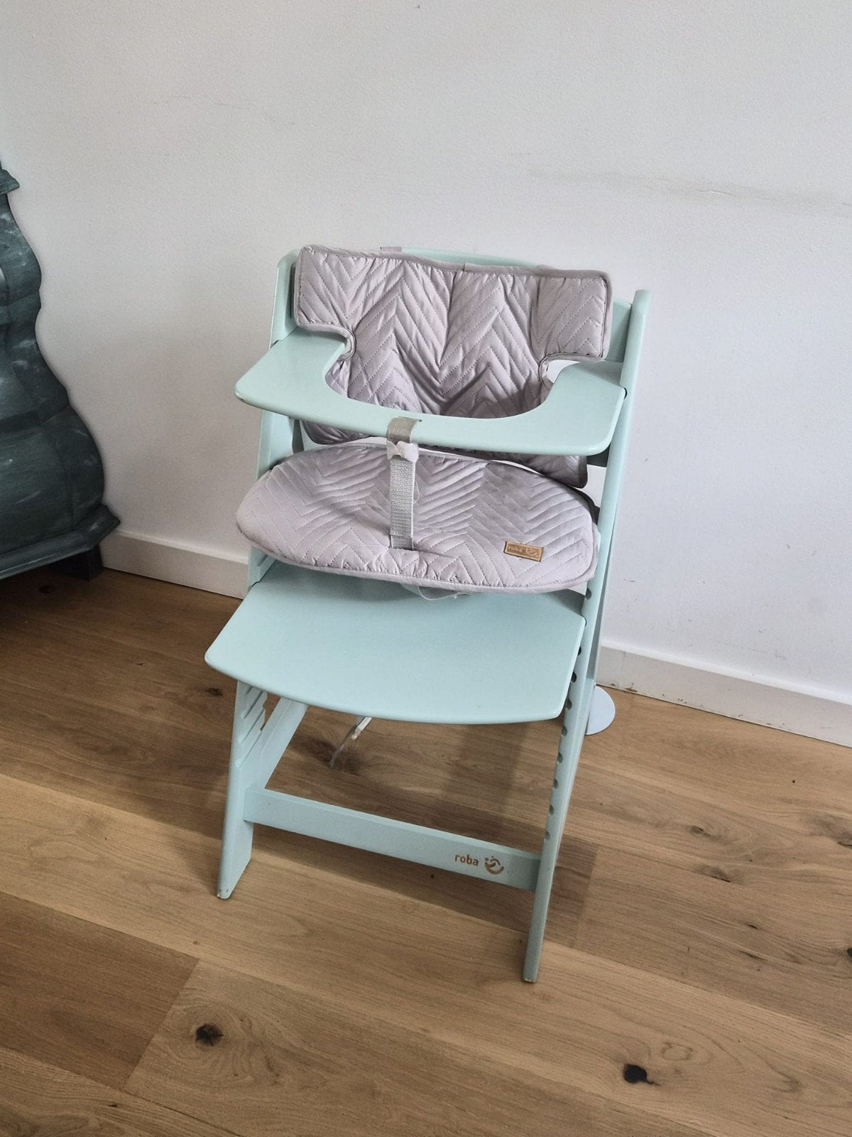 Roba meegroeistoel met kussenset - Mintgroen, Kinderen en Baby's, Kinderstoelen, Ophalen of Verzenden