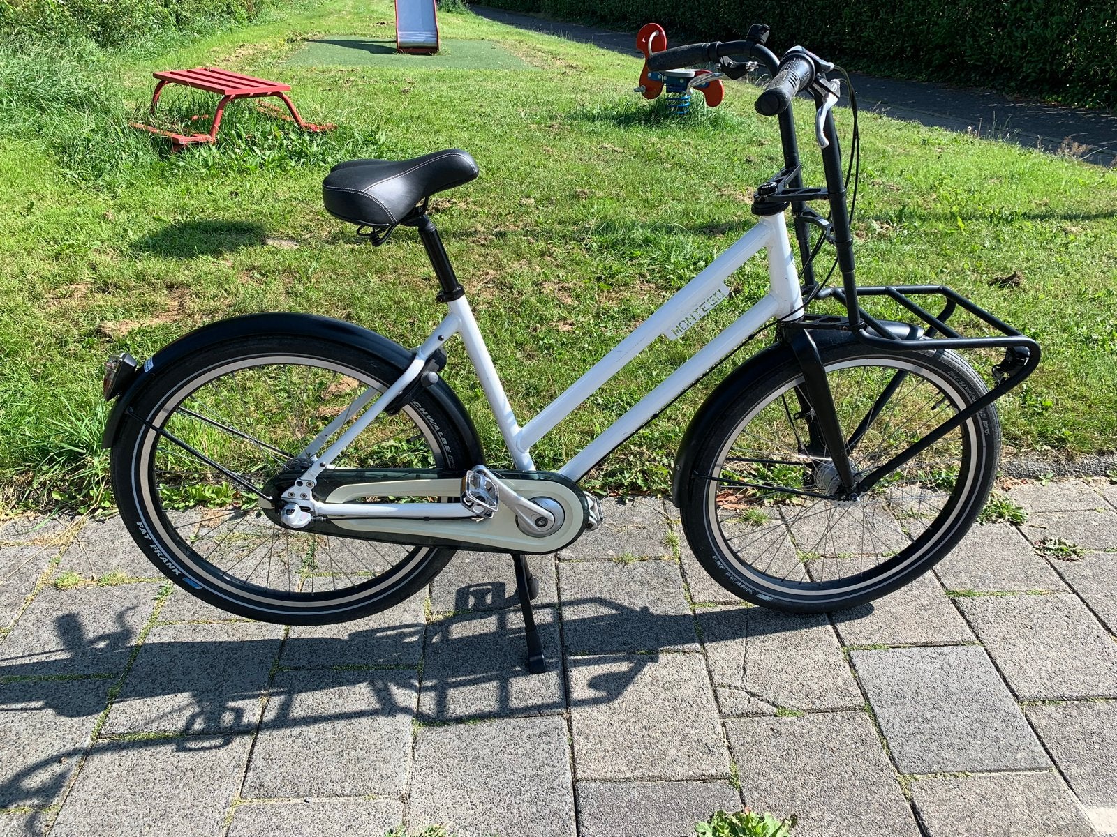 Montego Barrow Urban Transportfiets - Geïntegreerde Voordrag, Gebruikt, Versnellingen, 50 tot 53 cm, Trommelrem